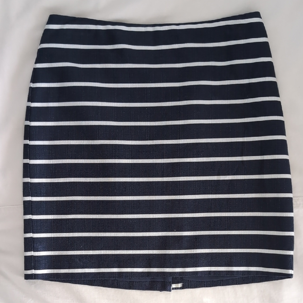 Banana Republic Short Striped Pencil Skirt
